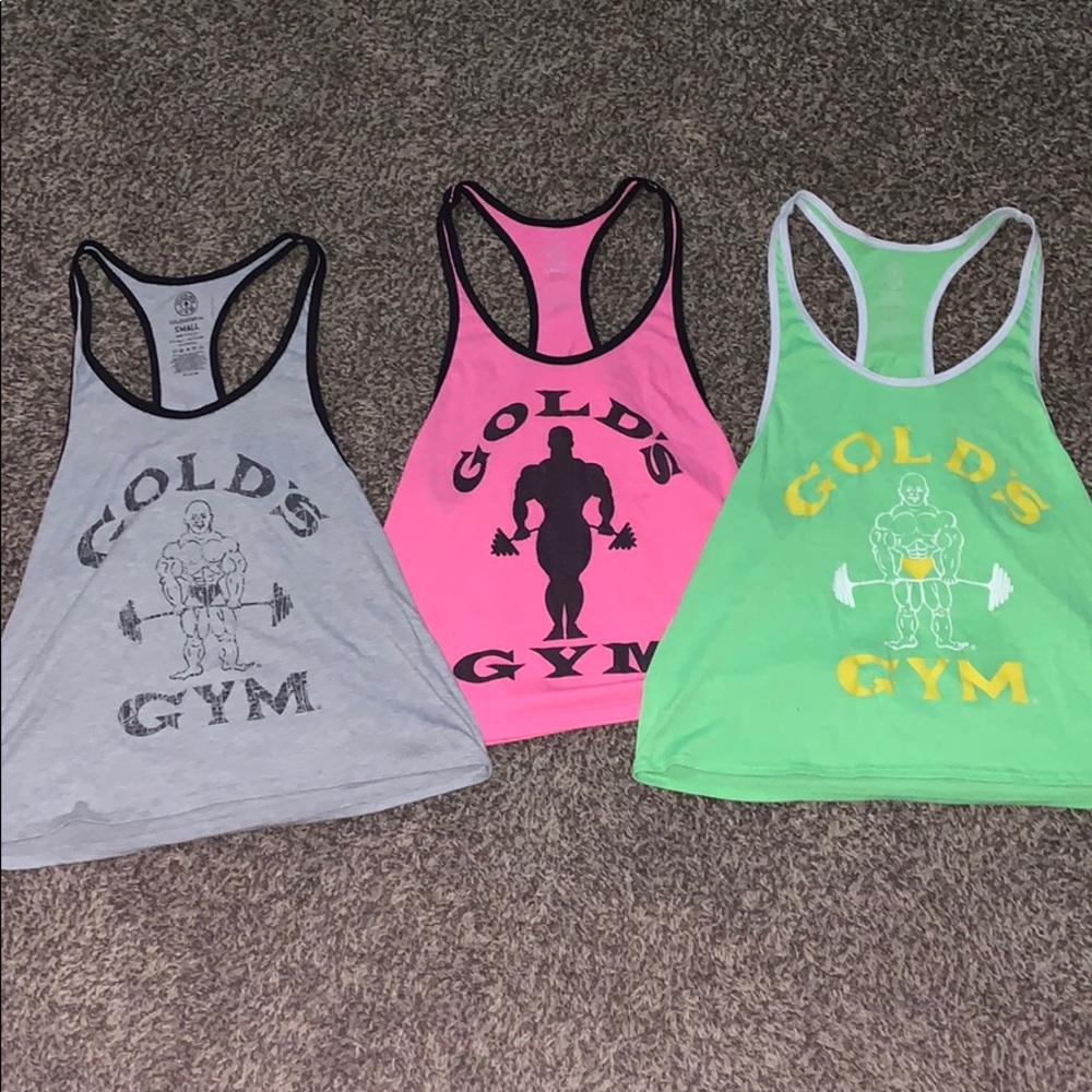Golds Gym tank tops